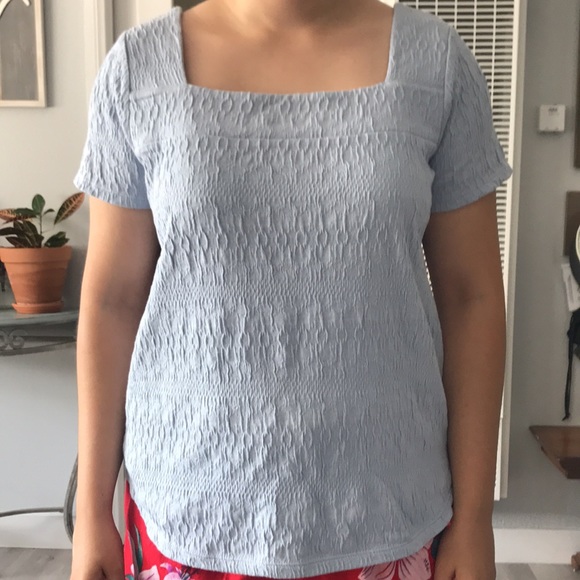 Lucky Brand Textured Blouse - Picture 5 of 6